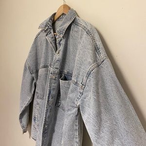 ❌ SOLD Oversized Mid Wash Denim Jacket